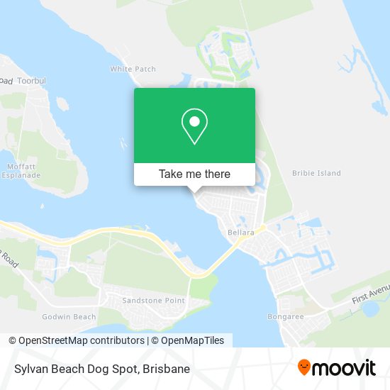 Sylvan Beach Dog Spot map