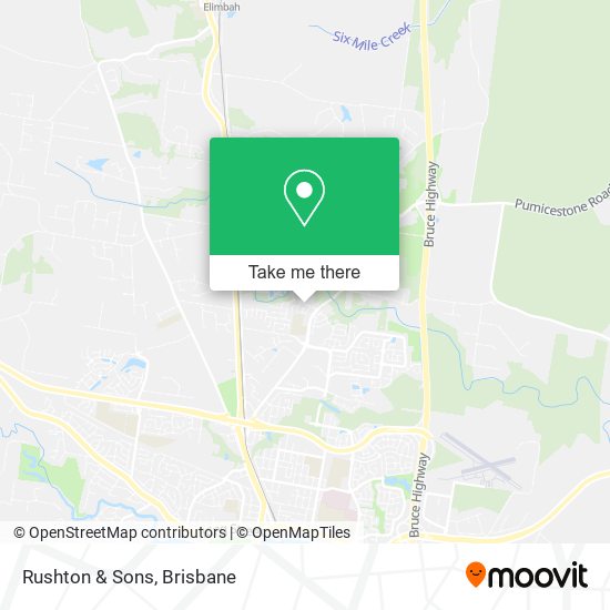 Rushton & Sons map