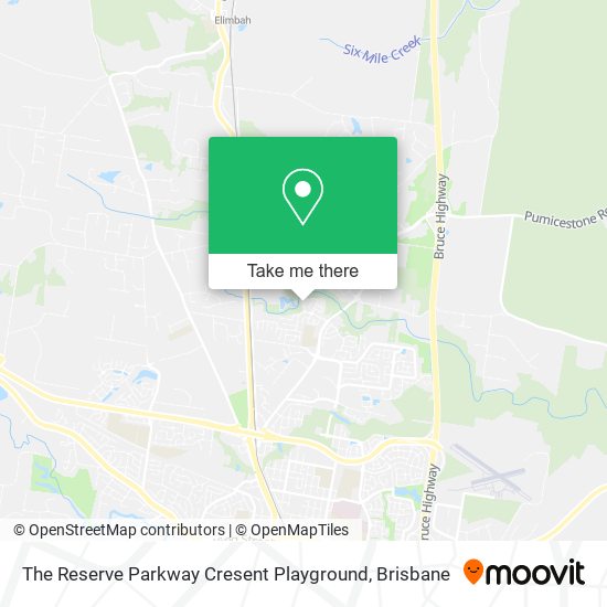 The Reserve Parkway Cresent Playground map