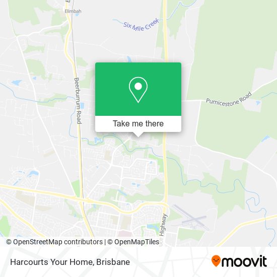 Harcourts Your Home map