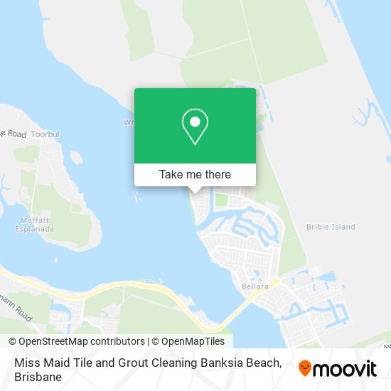 Miss Maid Tile and Grout Cleaning Banksia Beach map