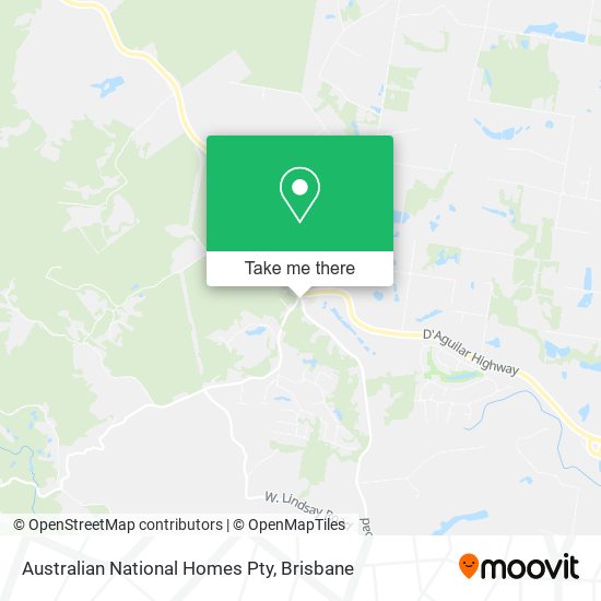 Australian National Homes Pty map