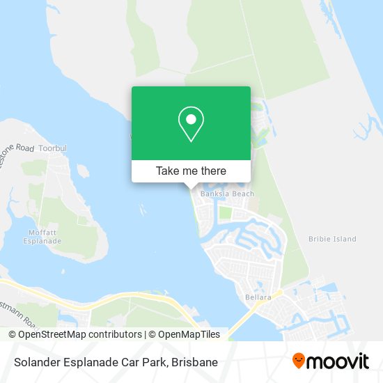 Solander Esplanade Car Park map