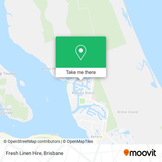 Fresh Linen Hire map