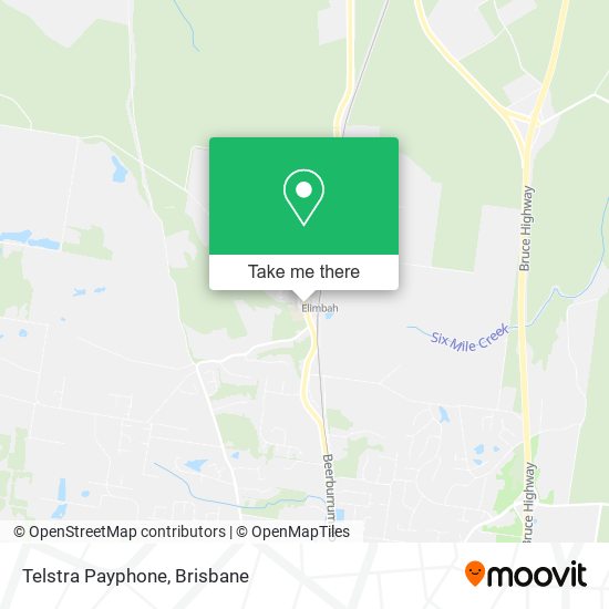 Mapa Telstra Payphone