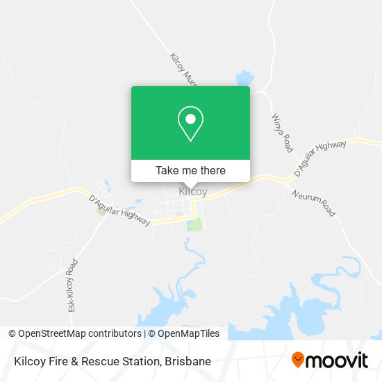 Kilcoy Fire & Rescue Station map