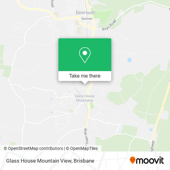 Glass House Mountain View map