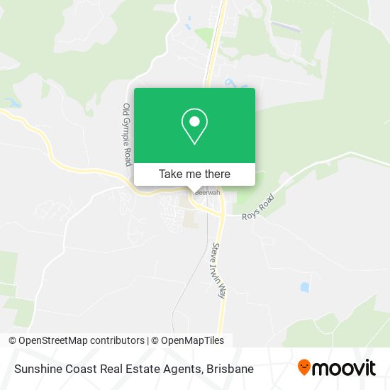 Sunshine Coast Real Estate Agents map