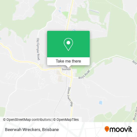 Beerwah Wreckers map