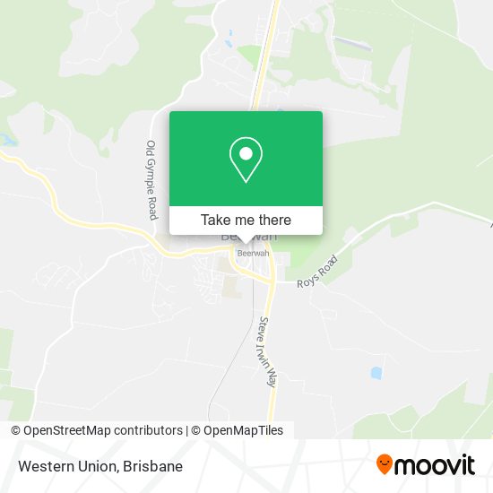 Western Union map
