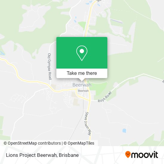Lions Project Beerwah map