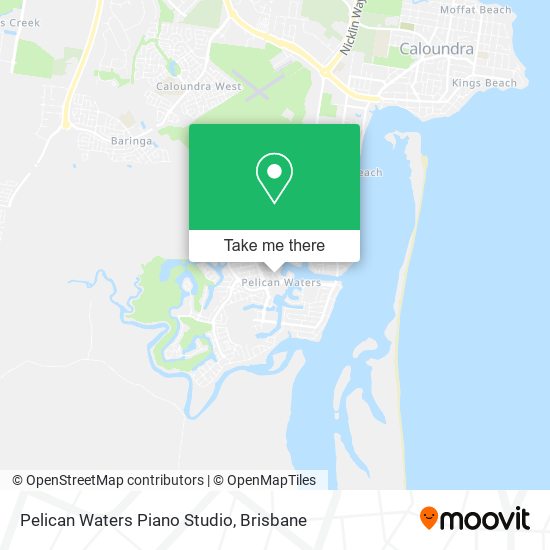 Pelican Waters Piano Studio map