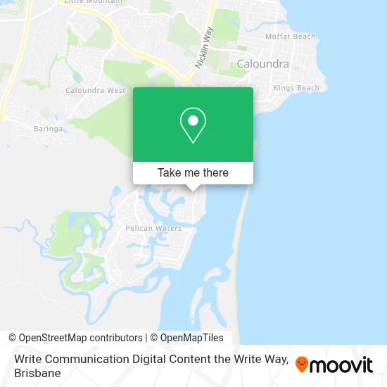 Write Communication Digital Content the Write Way map
