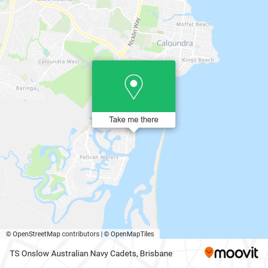TS Onslow Australian Navy Cadets map