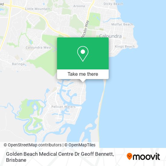 Golden Beach Medical Centre Dr Geoff Bennett map