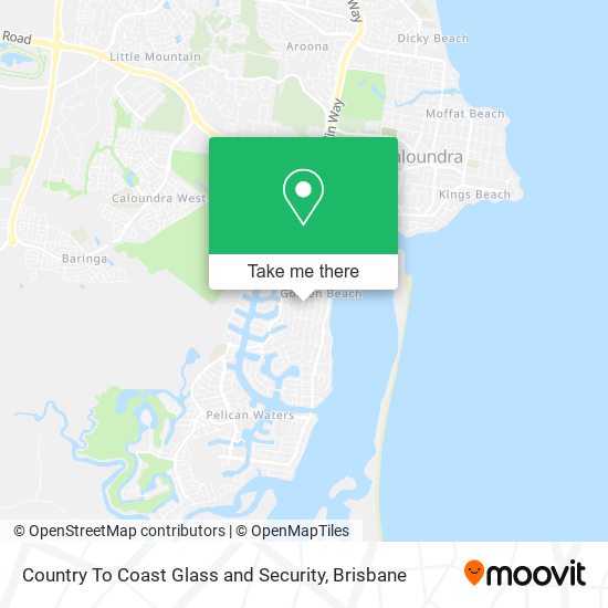 Country To Coast Glass and Security map