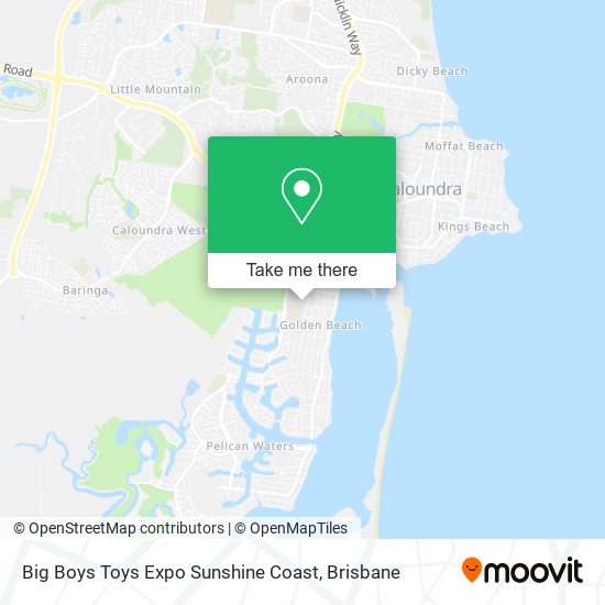 Big Boys Toys Expo Sunshine Coast map