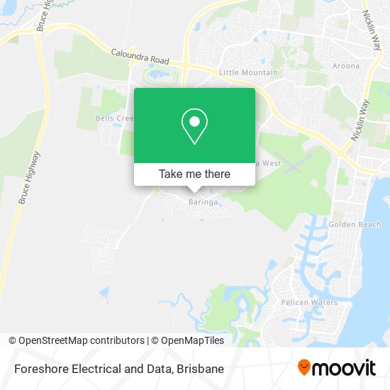 Foreshore Electrical and Data map