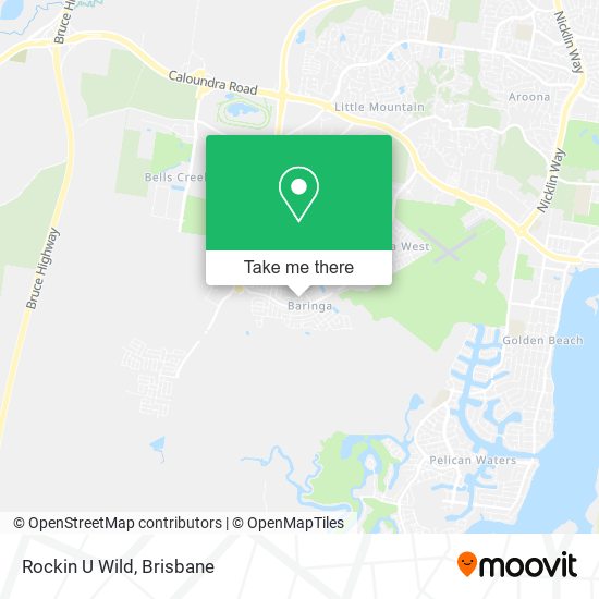 Rockin U Wild map