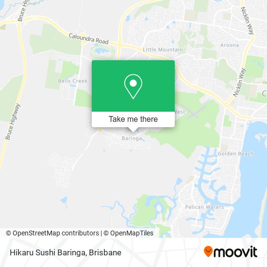 Hikaru Sushi Baringa map