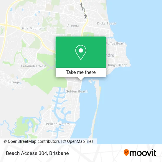 Mapa Beach Access 304