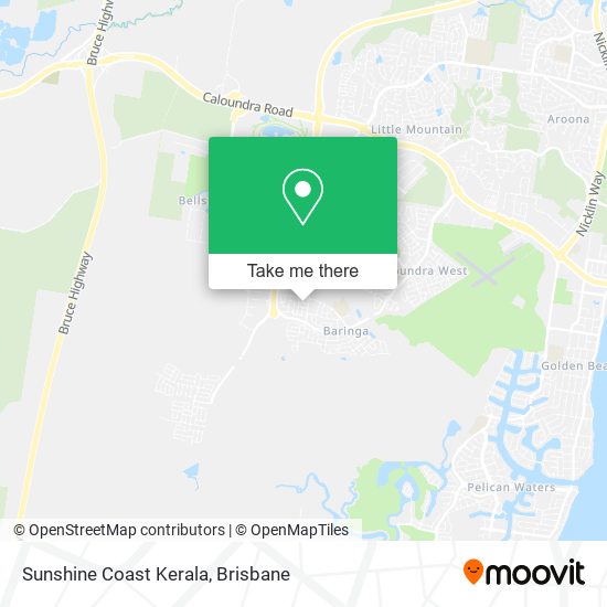 Sunshine Coast Kerala map