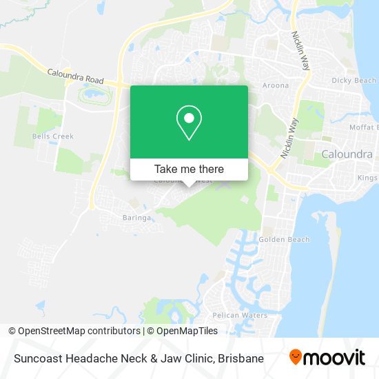 Mapa Suncoast Headache Neck & Jaw Clinic