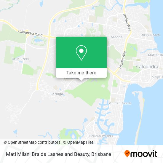Mati Milani Braids Lashes and Beauty map