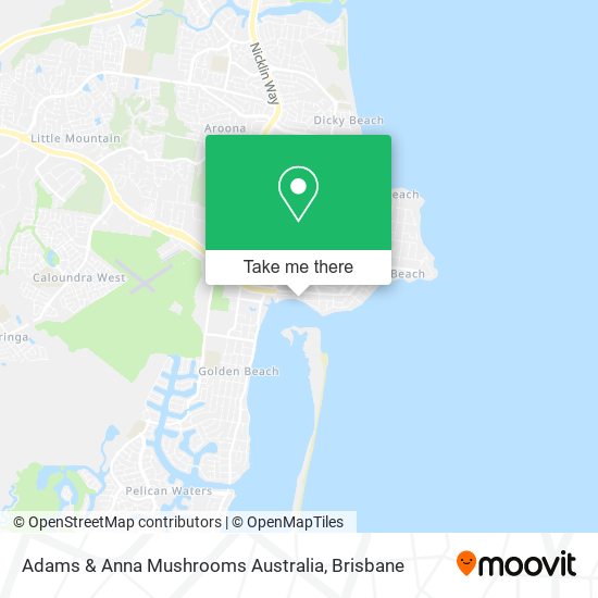 Adams & Anna Mushrooms Australia map
