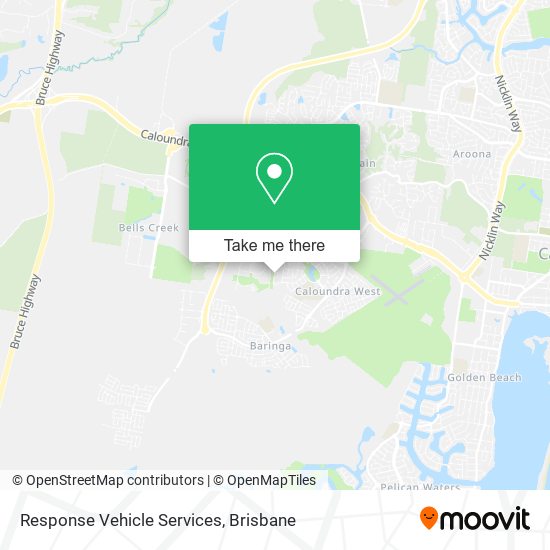 Response Vehicle Services map