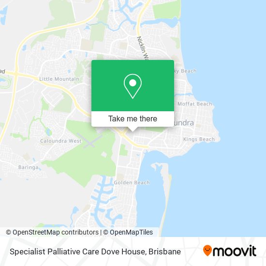 Specialist Palliative Care Dove House map