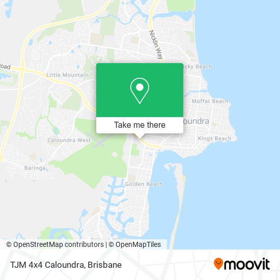 TJM 4x4 Caloundra map