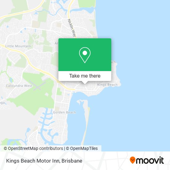 Mapa Kings Beach Motor Inn