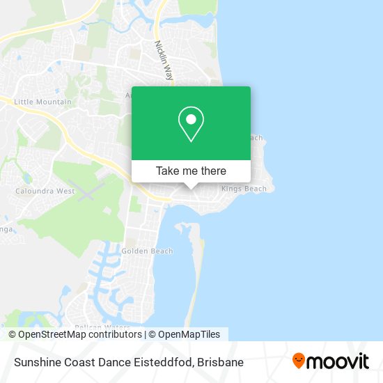 Mapa Sunshine Coast Dance Eisteddfod