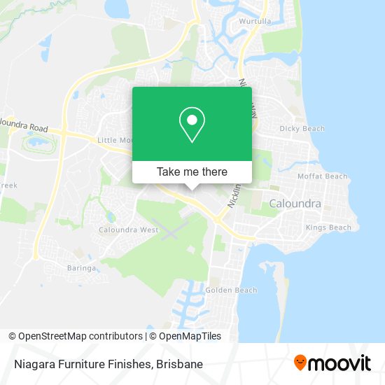 Niagara Furniture Finishes map