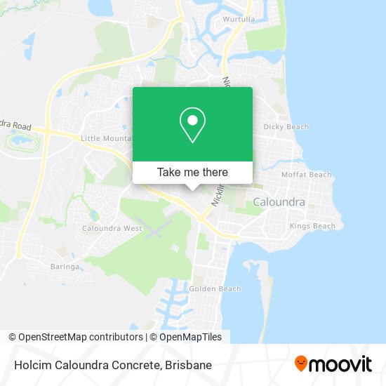 Holcim Caloundra Concrete map