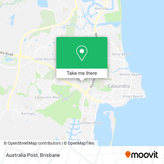 Australia Post map