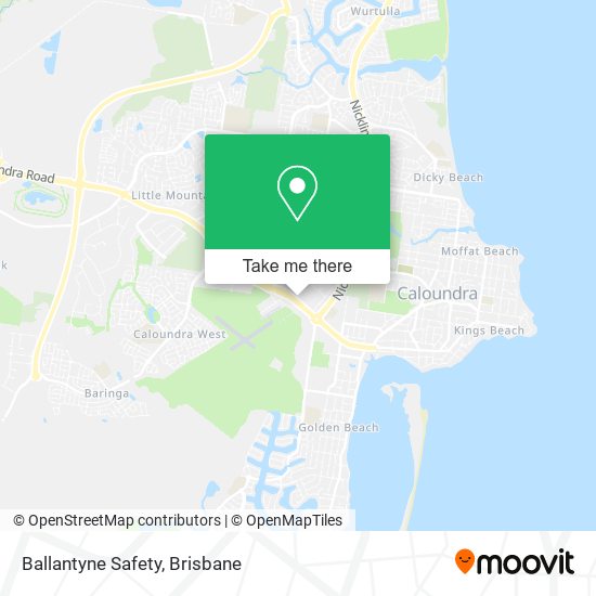 Ballantyne Safety map