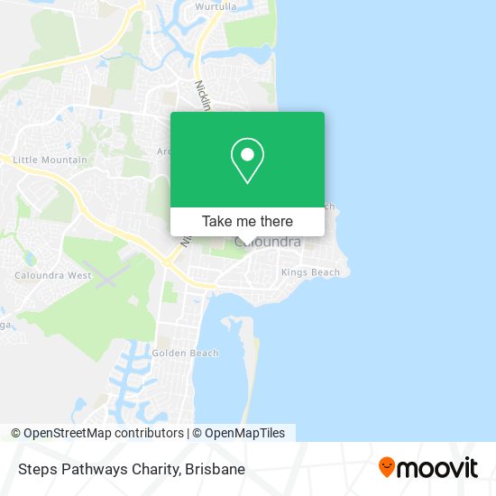 Steps Pathways Charity map