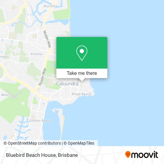 Bluebird Beach House map