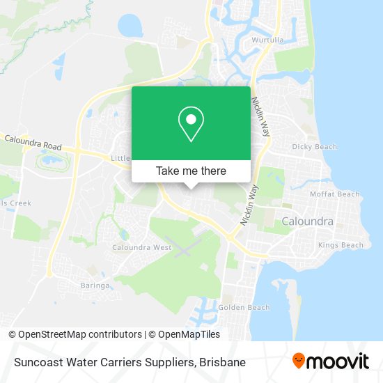 Mapa Suncoast Water Carriers Suppliers