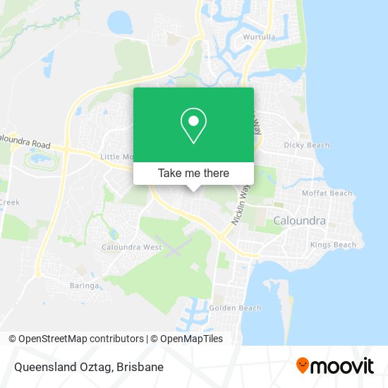 Queensland Oztag map