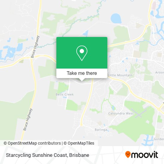 Starcycling Sunshine Coast map