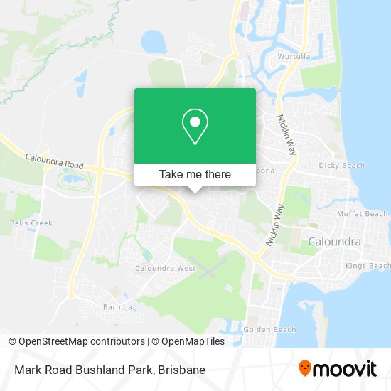 Mark Road Bushland Park map