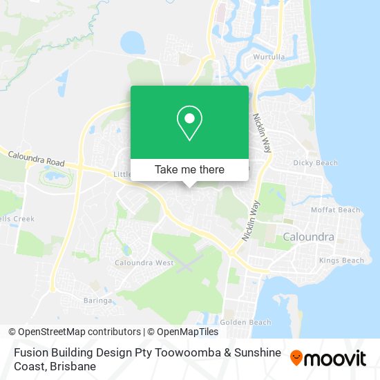 Fusion Building Design Pty Toowoomba & Sunshine Coast map