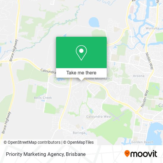 Priority Marketing Agency map