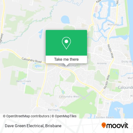 Mapa Dave Green Electrical