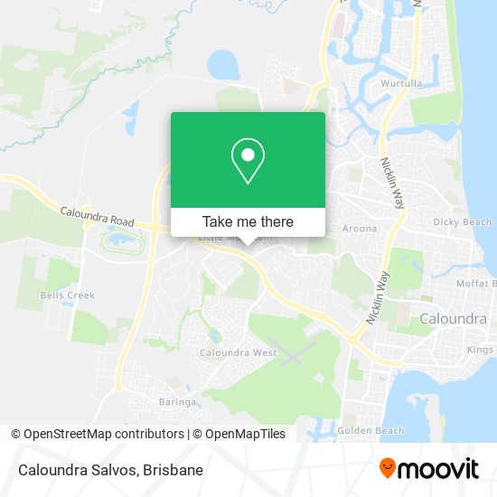 Mapa Caloundra Salvos