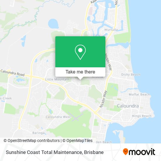 Sunshine Coast Total Maintenance map