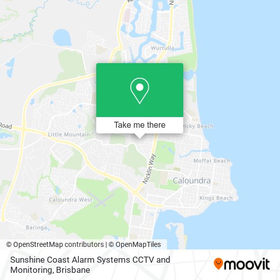 Sunshine Coast Alarm Systems CCTV and Monitoring map